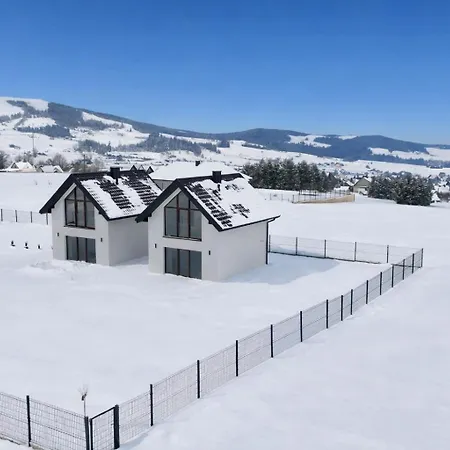 Widoki Na Gorce - Nowoczesne Z Sauna I Jacuzzi W Gorcach Nyaraló Konina
